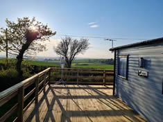 One of our five static caravans