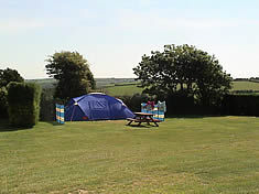 Campers at Looe Country Park