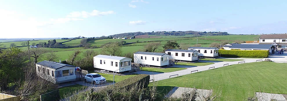 Statics at Looe Country Park, Caravan and Campsite near Looe